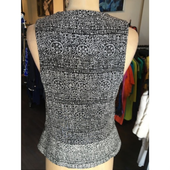 Balenciaga Black White 2014 Runway Vest - Picture 5 of 8